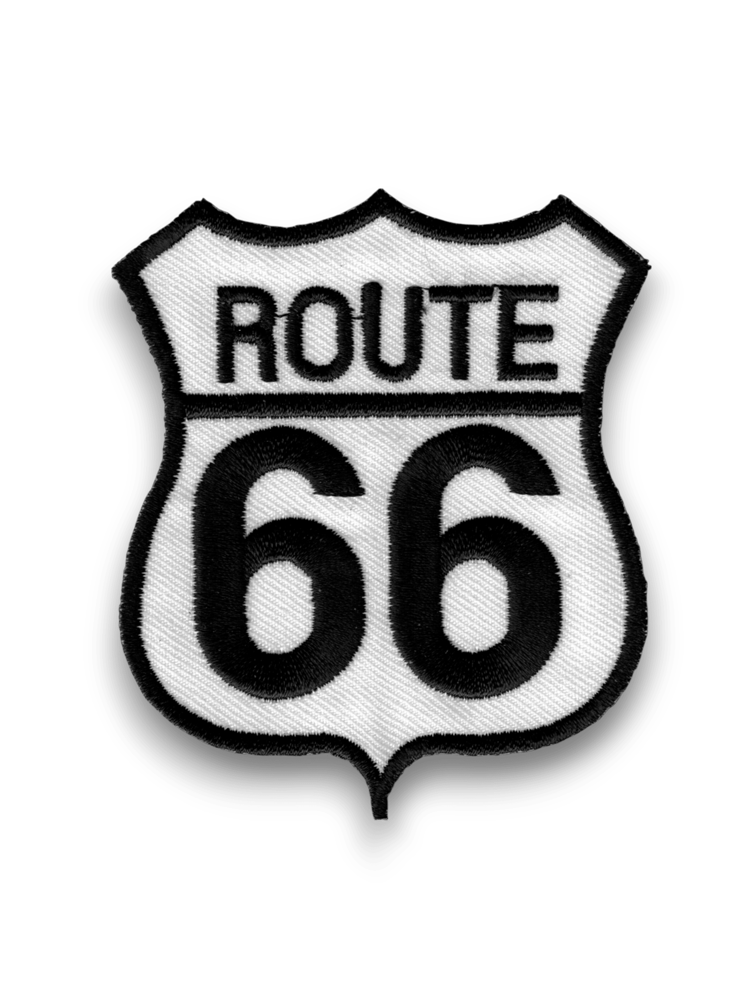 Route 66 Highway Sign Iron On Patch - Wander Together Outfitters