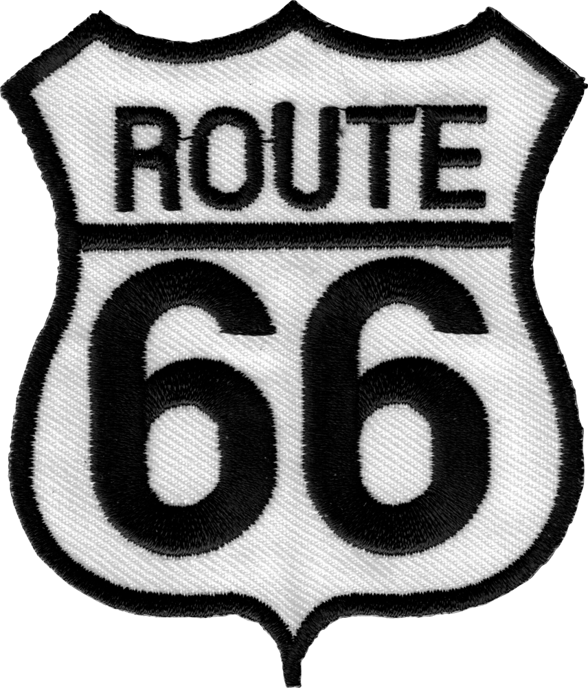 Route 66 Highway Sign Iron On Patch - Wander Together Outfitters