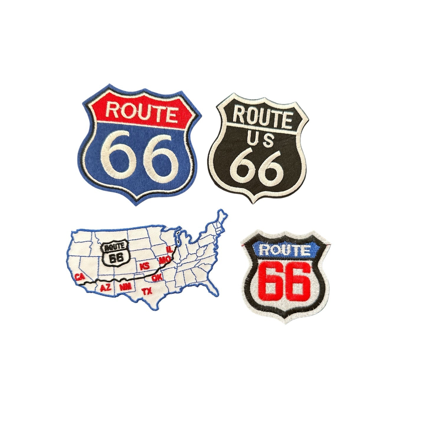 Route 66 Highway Sign (Various)Iron On Patch Collection - Wander Together Outfitters