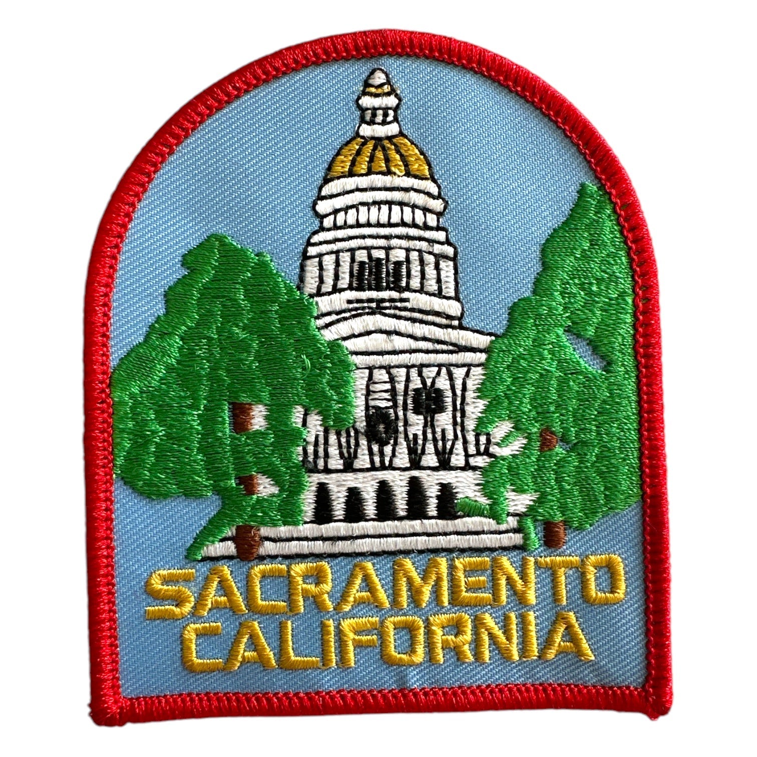 Sacramento California Embroidered Iron On Patch - Wander Together Outfitters