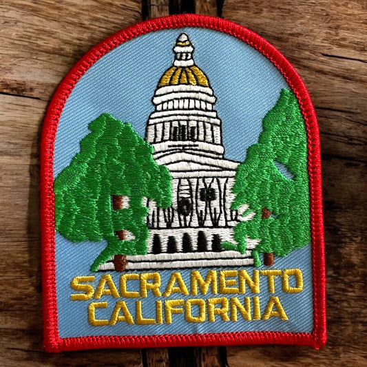 Sacramento California Embroidered Iron On Patch - Wander Together Outfitters