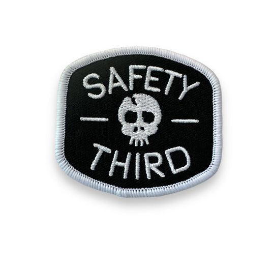 “Safety Third” Iron On Patch - Wander Together Outfitters