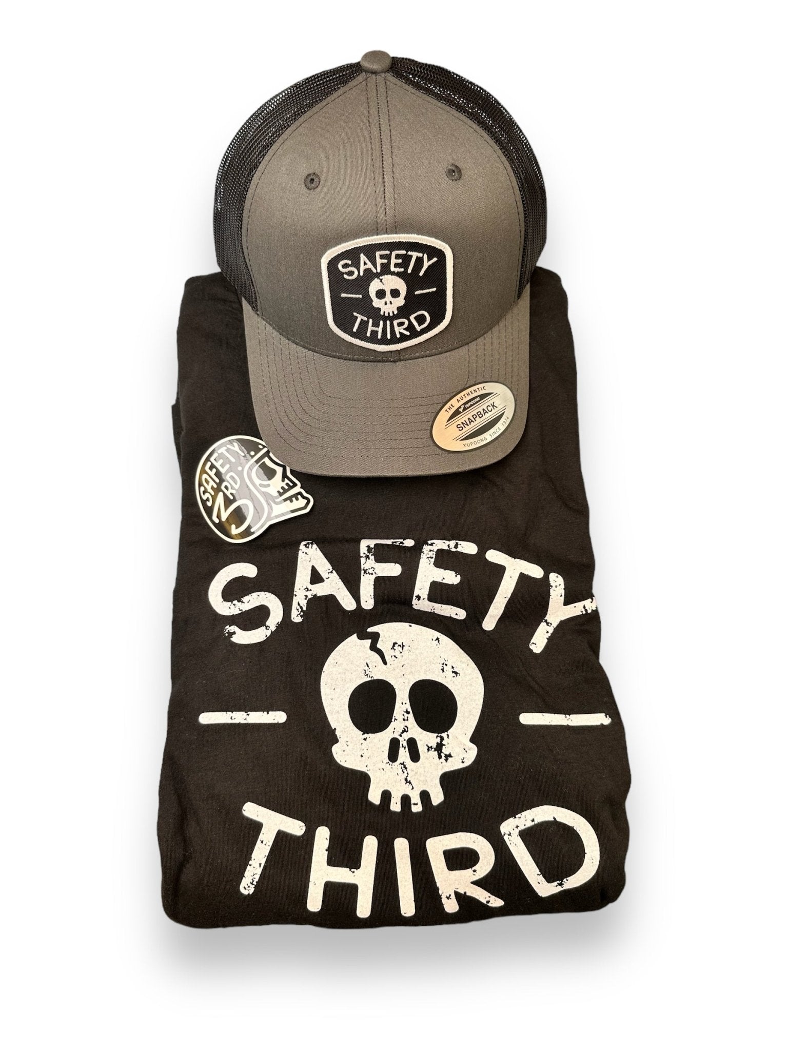 Safety Third Sticker Waterproof Vinyl Sticker - Wander Together Outfitters