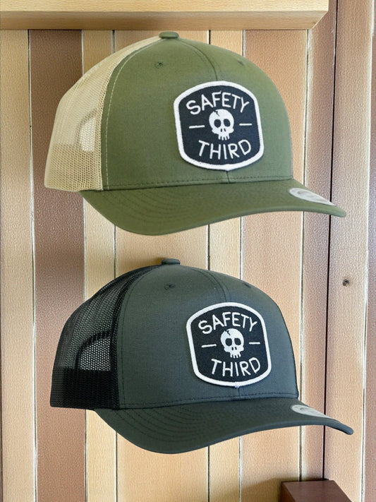 "Safety Third" Trucker Cap (Various Colors) - Wander Together Outfitters