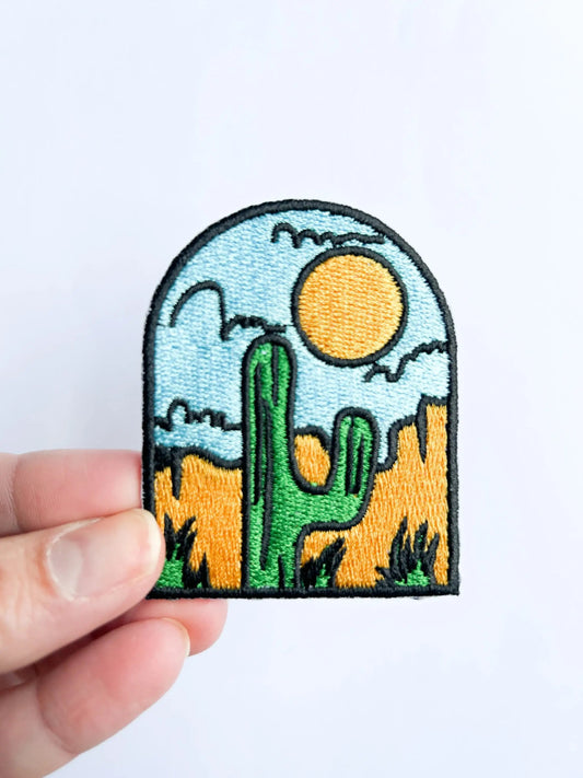 Saguaro Cactus National Park Embroidered Iron - On Patch - Wander Together Outfitters