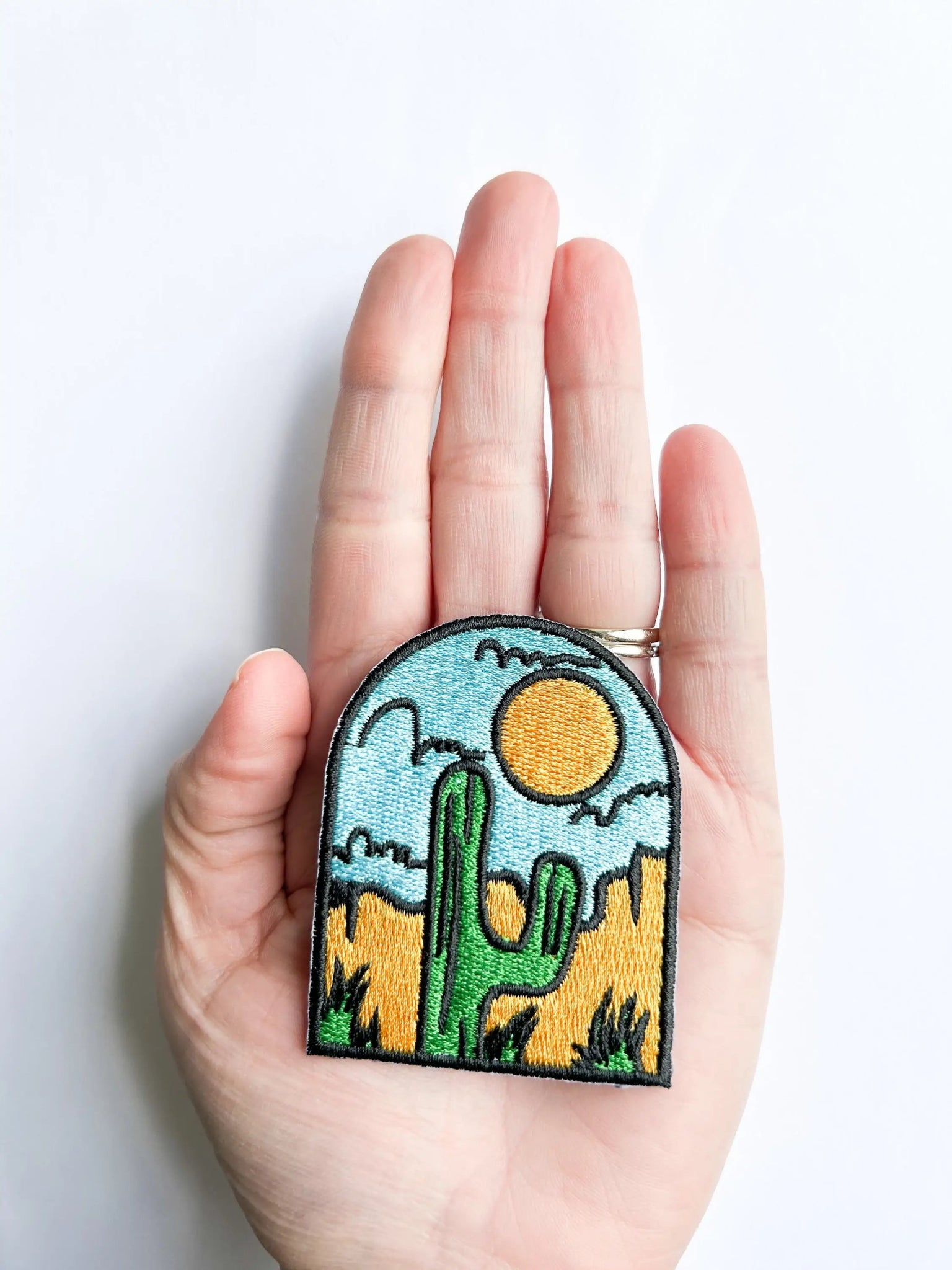 Saguaro Cactus National Park Embroidered Iron - On Patch - Wander Together Outfitters