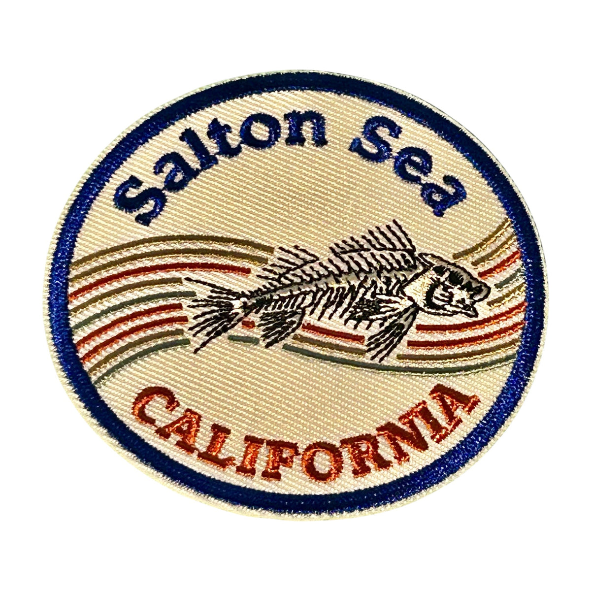 "Salton Sea California" Embroidered Iron On Patch - Wander Together Outfitters