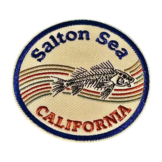 "Salton Sea California" Embroidered Iron On Patch - Wander Together Outfitters