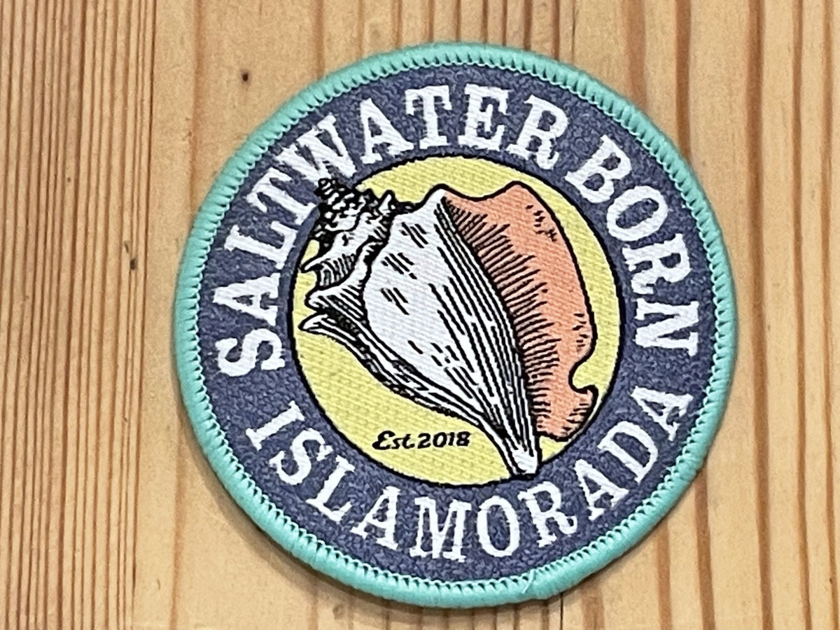 Saltwater Born Islamorada Embroidered Patch - Wander Together Outfitters