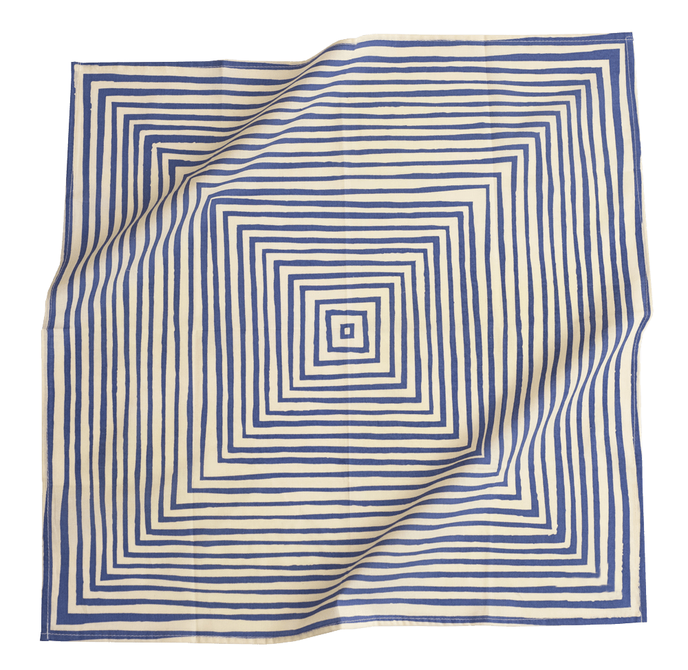 Sammie Bandana (Blue and Cream) - Wander Together Outfitters