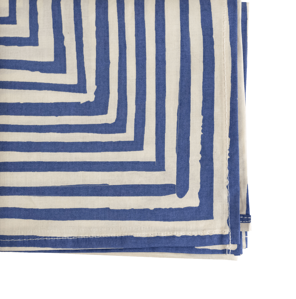 Sammie Bandana (Blue and Cream) - Wander Together Outfitters
