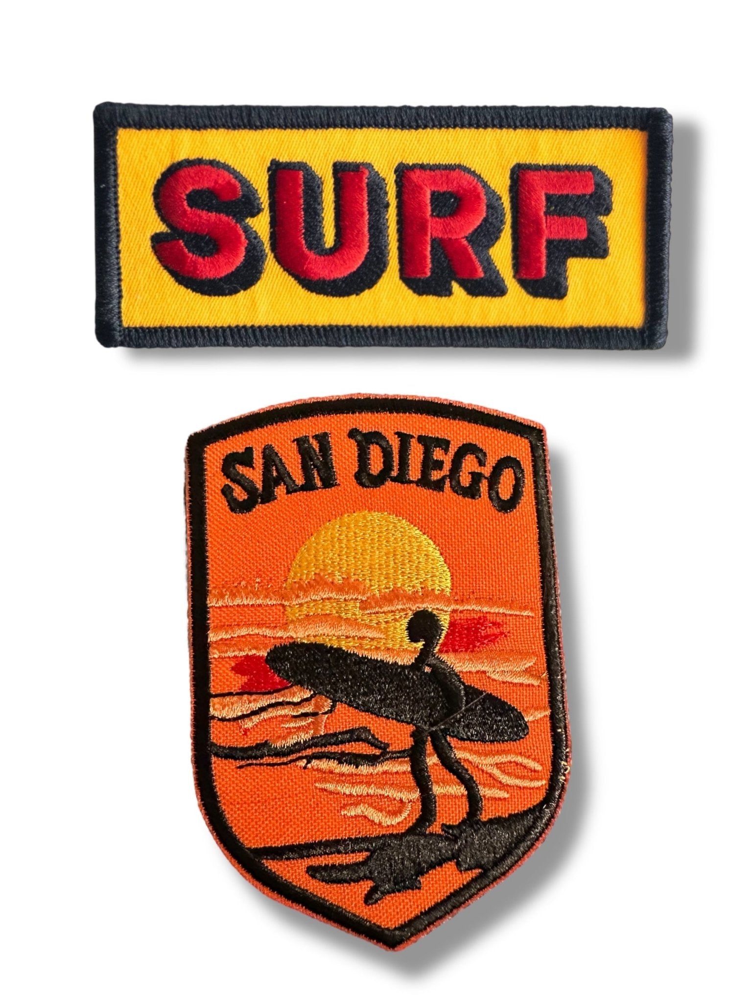 San Diego Surfer Iron On Patch - Wander Together Outfitters