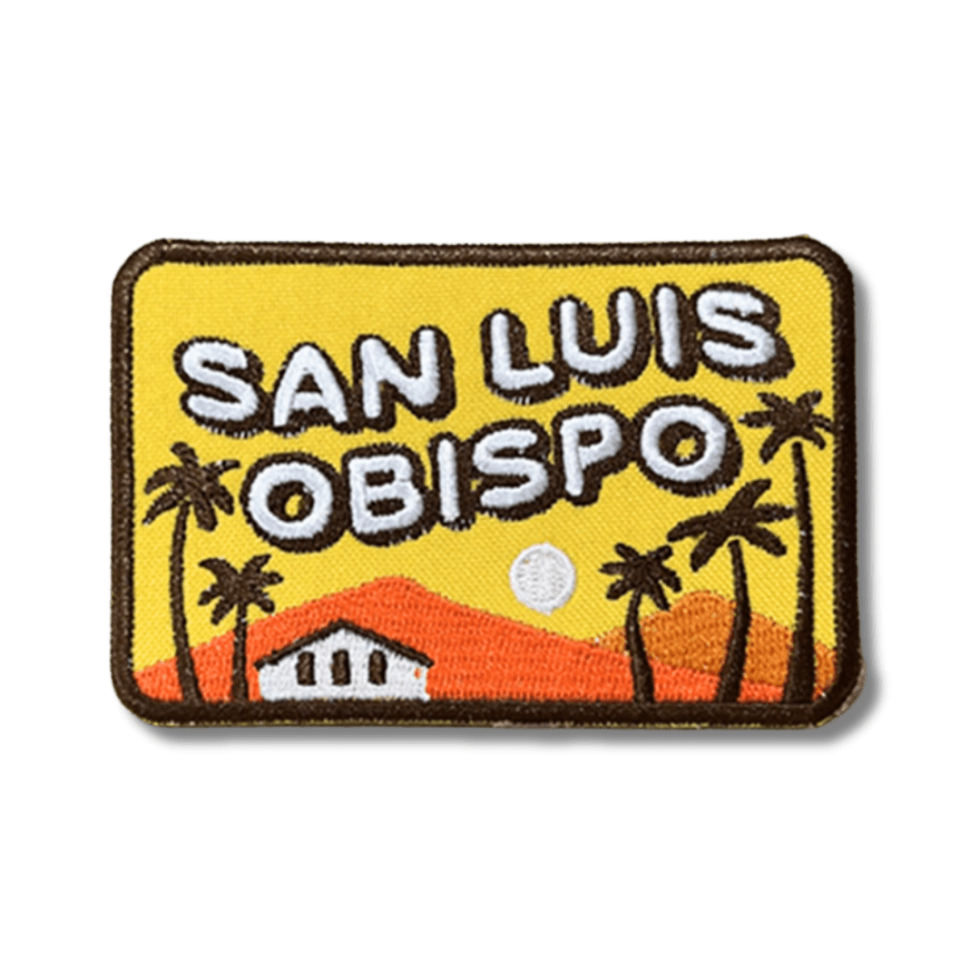 San Luis Obispo Embroidered Iron On Patch - Wander Together Outfitters