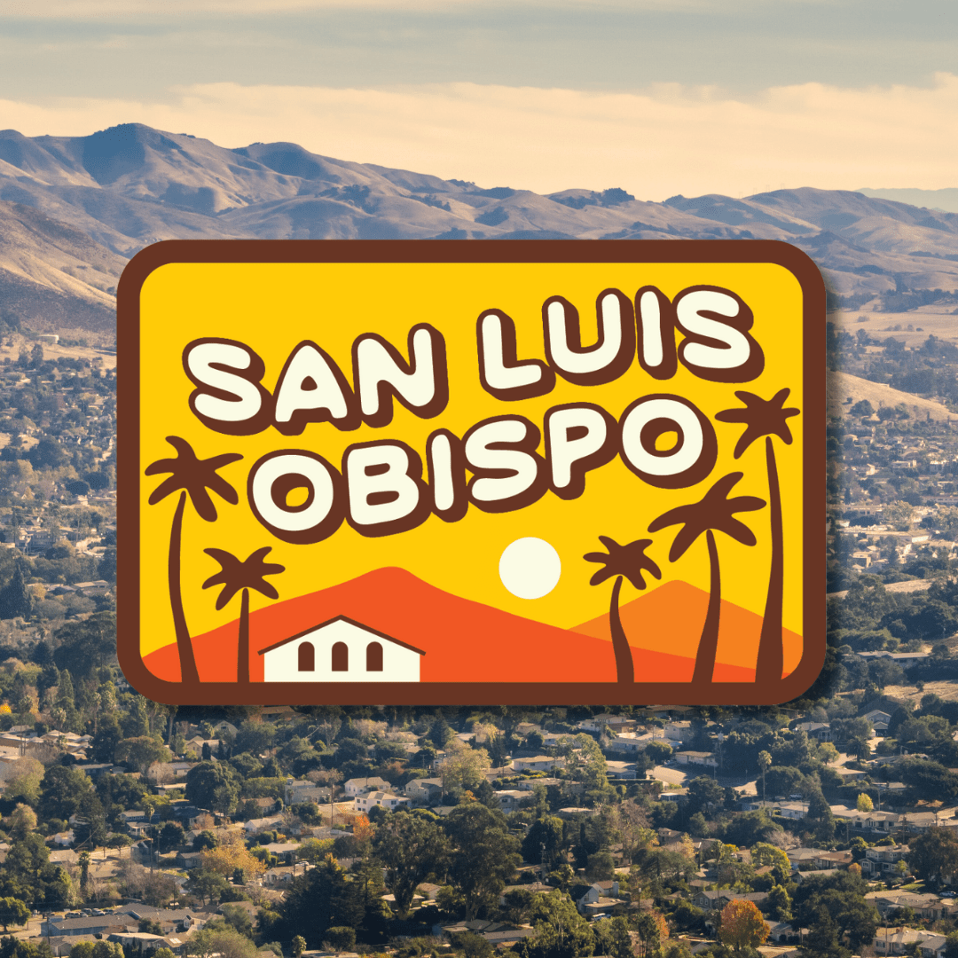 San Luis Obispo SLO Vinyl Waterproof Sticker - Wander Together Outfitters