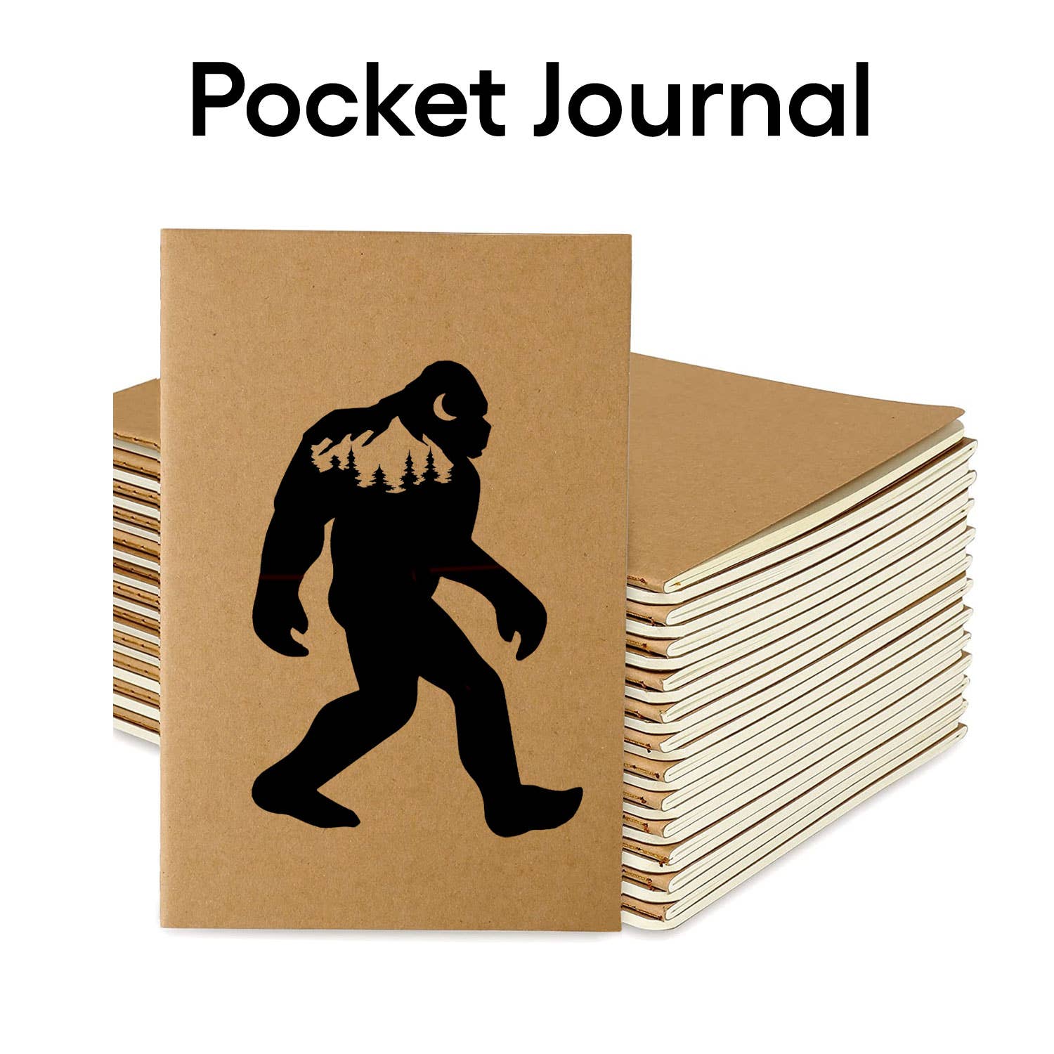 Sasquatch Bigfoot 48 - Page Pocket Journal - Wander Together Outfitters