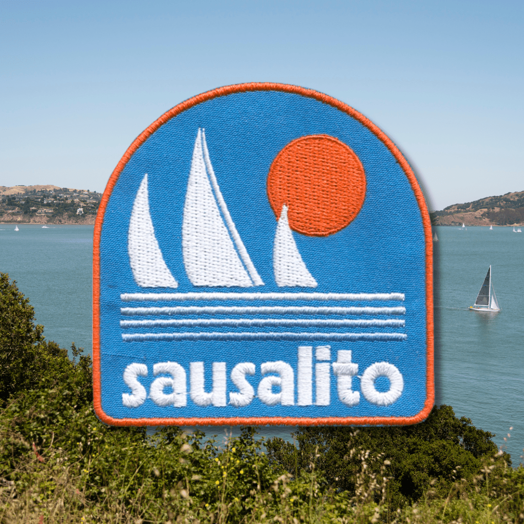 Sausalito Iron On Patch - Wander Together Outfitters