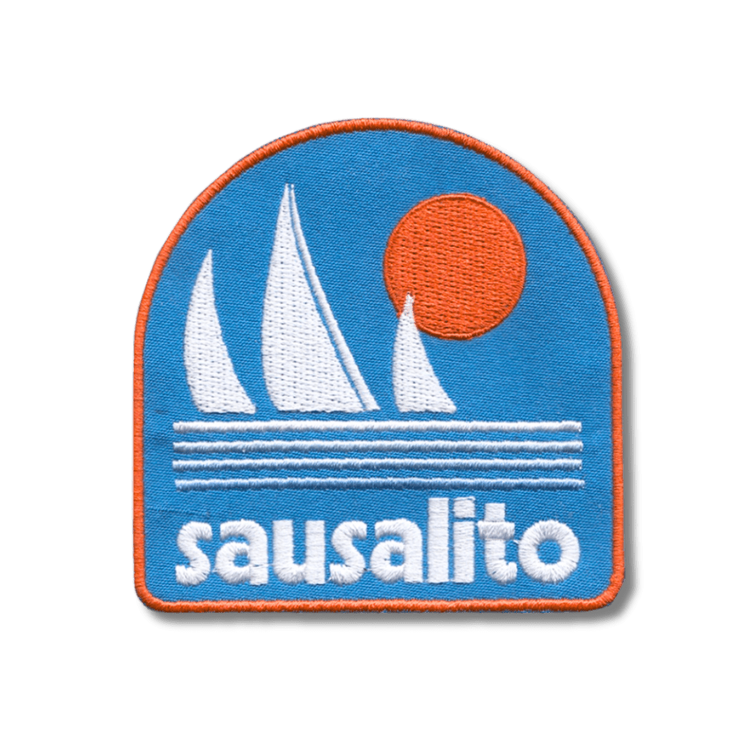 Sausalito Iron On Patch - Wander Together Outfitters