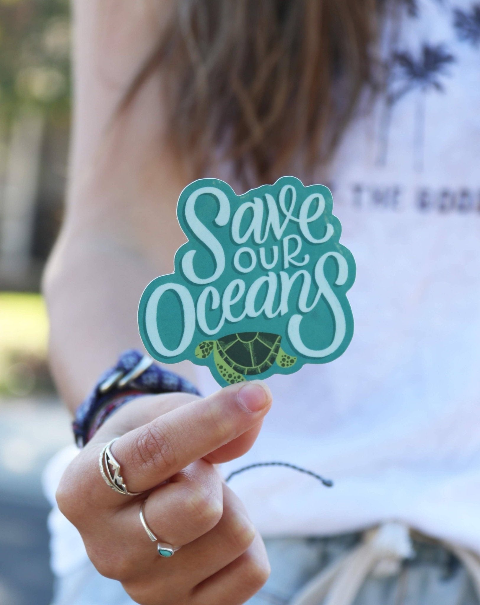 “Save Our Oceans” Sticker - Wander Together Outfitters