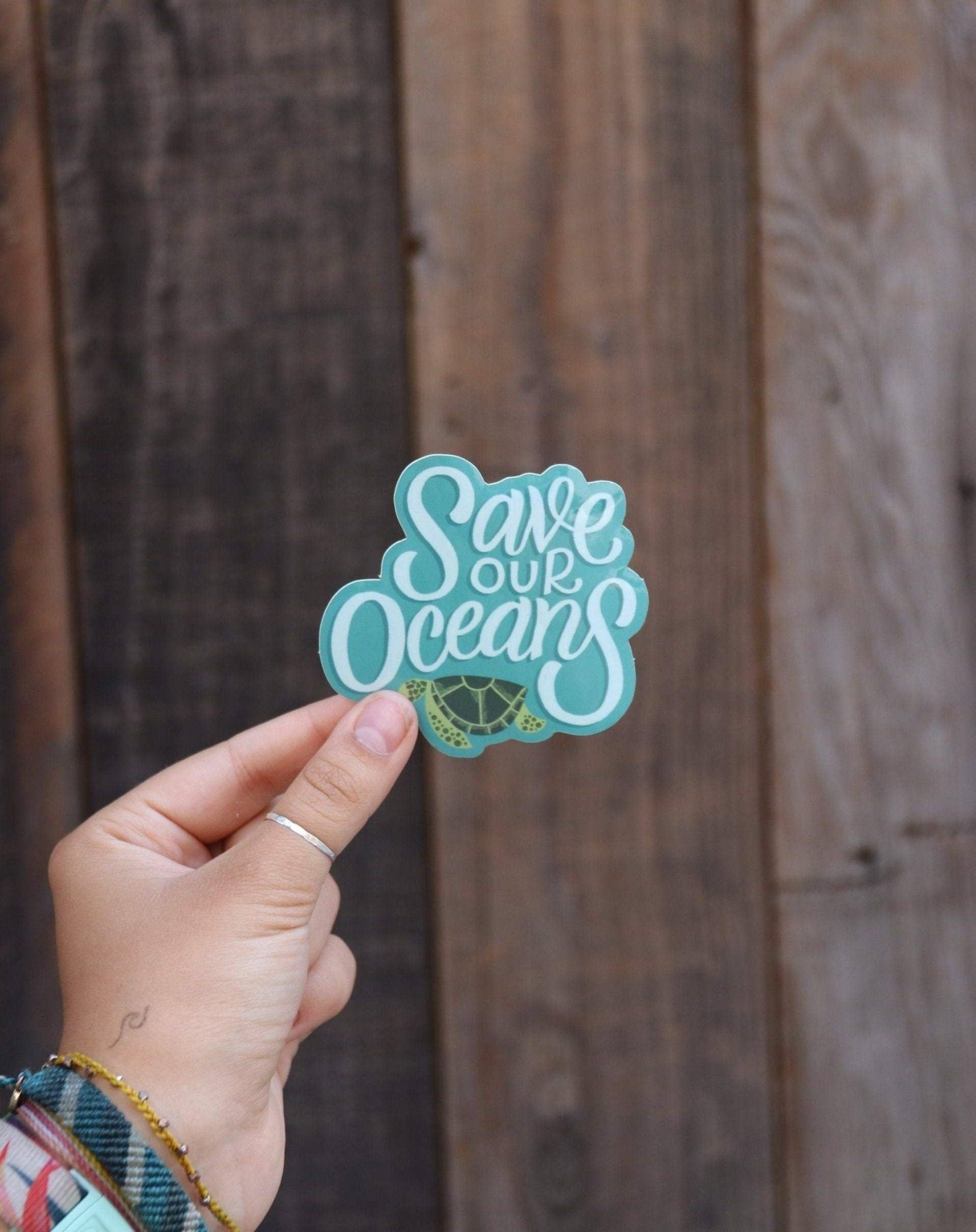“Save Our Oceans” Sticker - Wander Together Outfitters