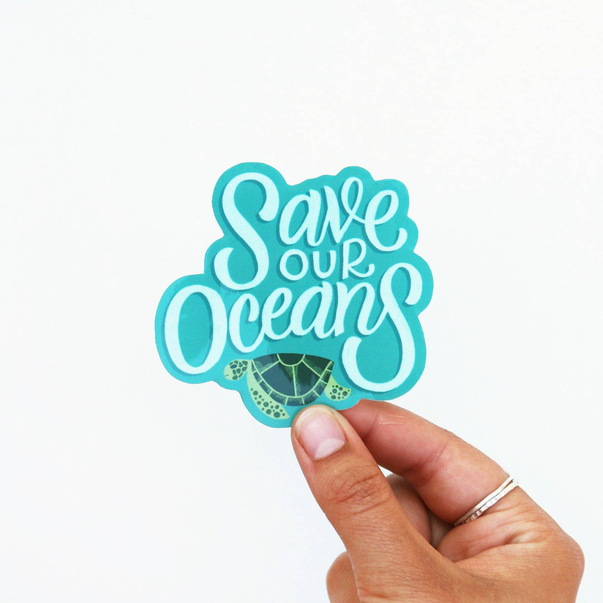 “Save Our Oceans” Sticker - Wander Together Outfitters