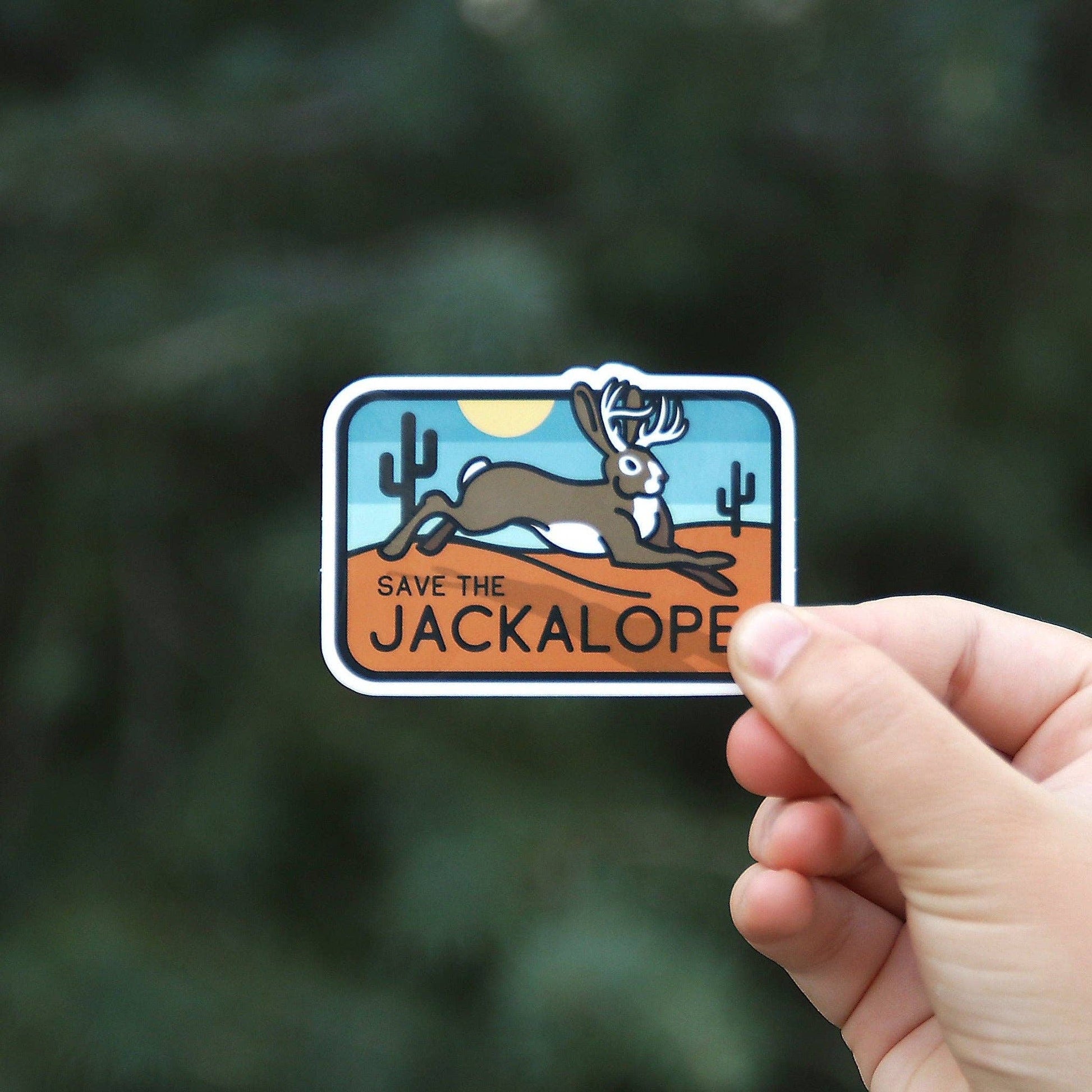 “Save The Jackalope”Durable Vinyl Sticker - Wander Together Outfitters