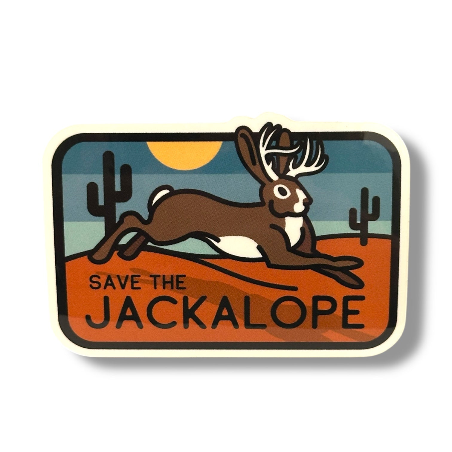 “Save The Jackalope”Durable Vinyl Sticker - Wander Together Outfitters