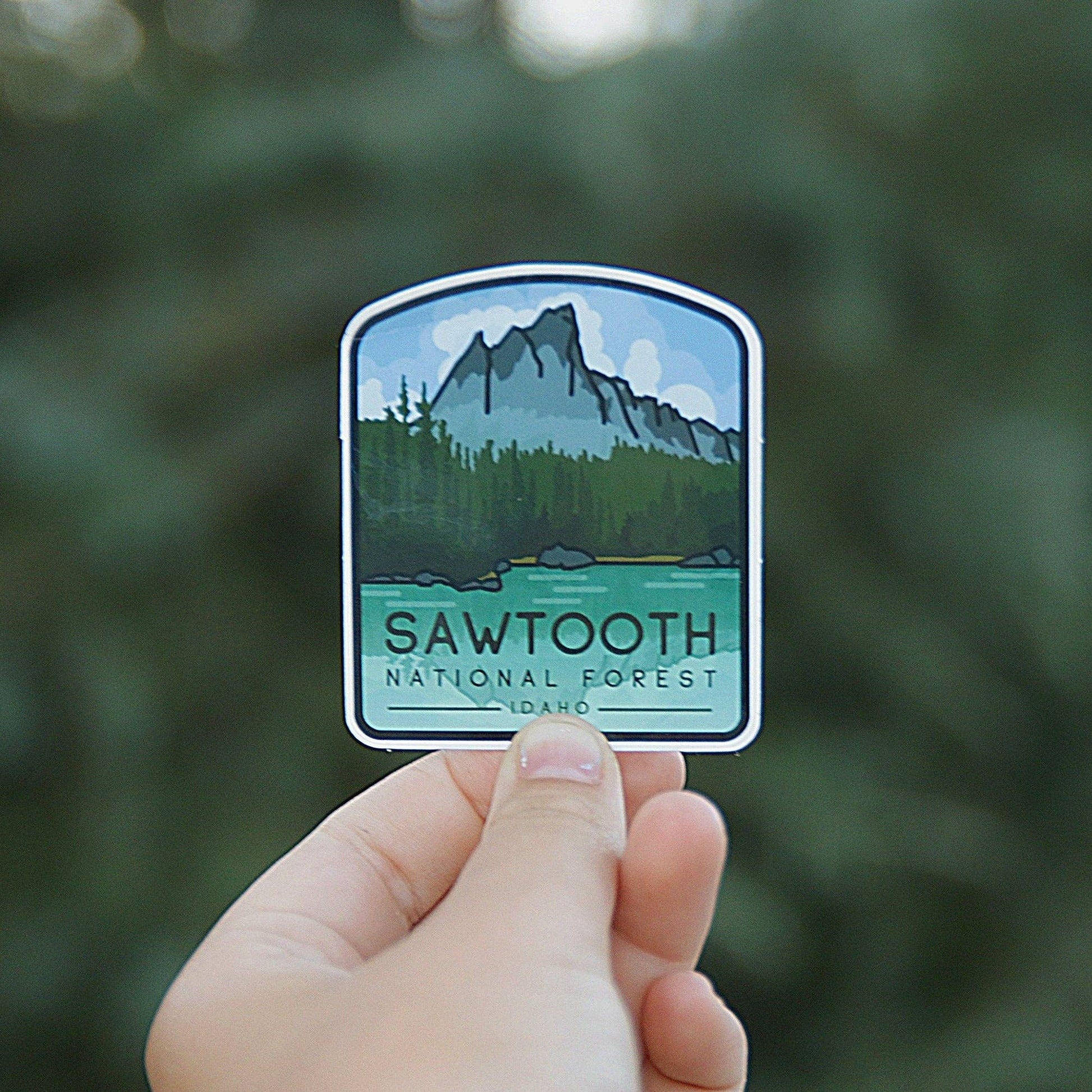 Sawtooth National Forest Waterproof Vinyl Sticker - Wander Together Outfitters
