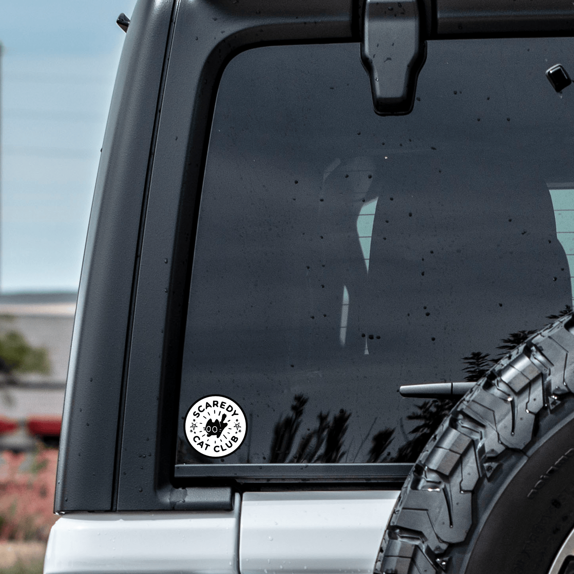 "Scardey Cat Club" Vinyl Sticker - Wander Together Outfitters