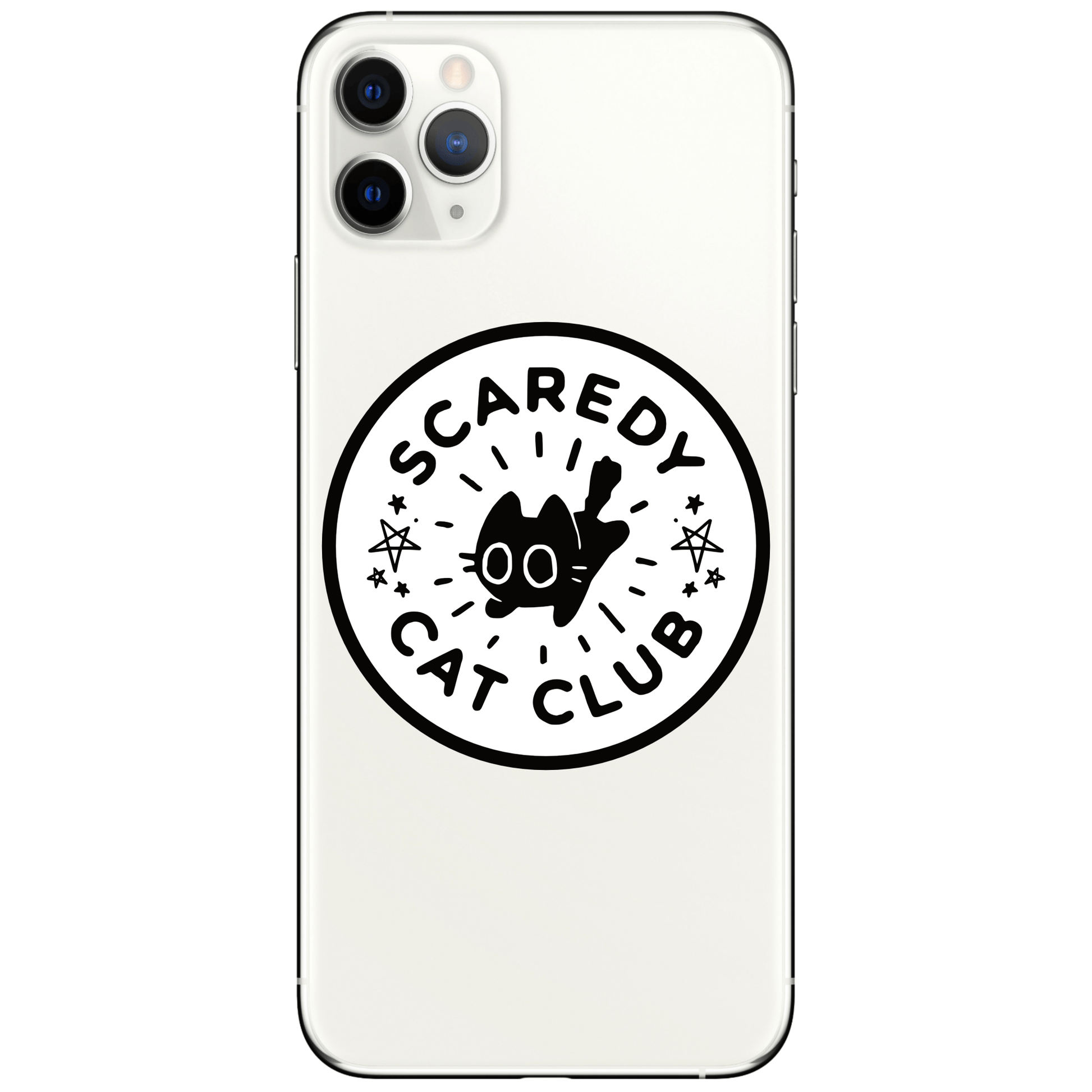 "Scardey Cat Club" Vinyl Sticker - Wander Together Outfitters