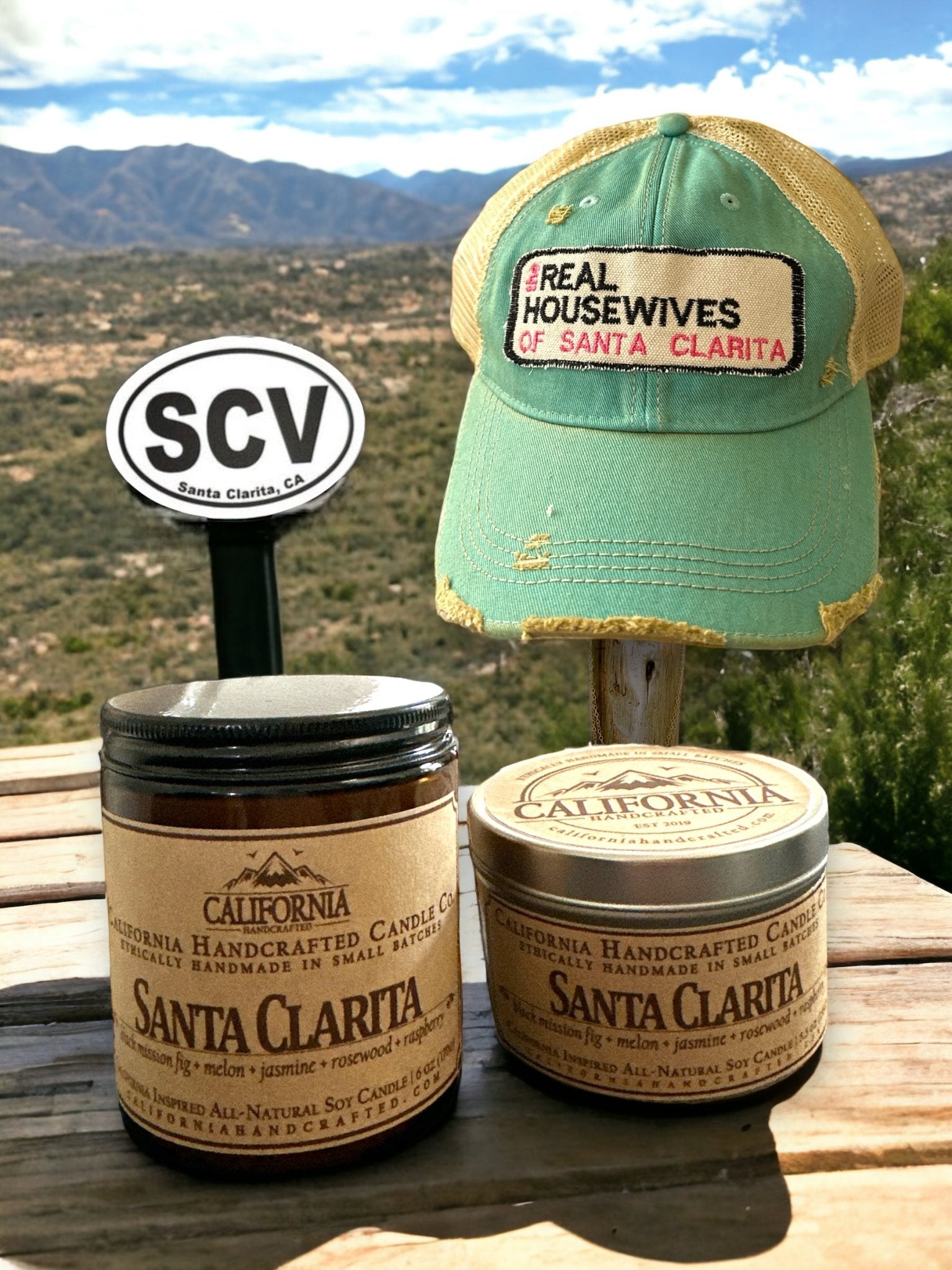 "SCV Santa Clarita Valley, California" Sticker Vinyl/Bumper Sticker - Wander Together Outfitters