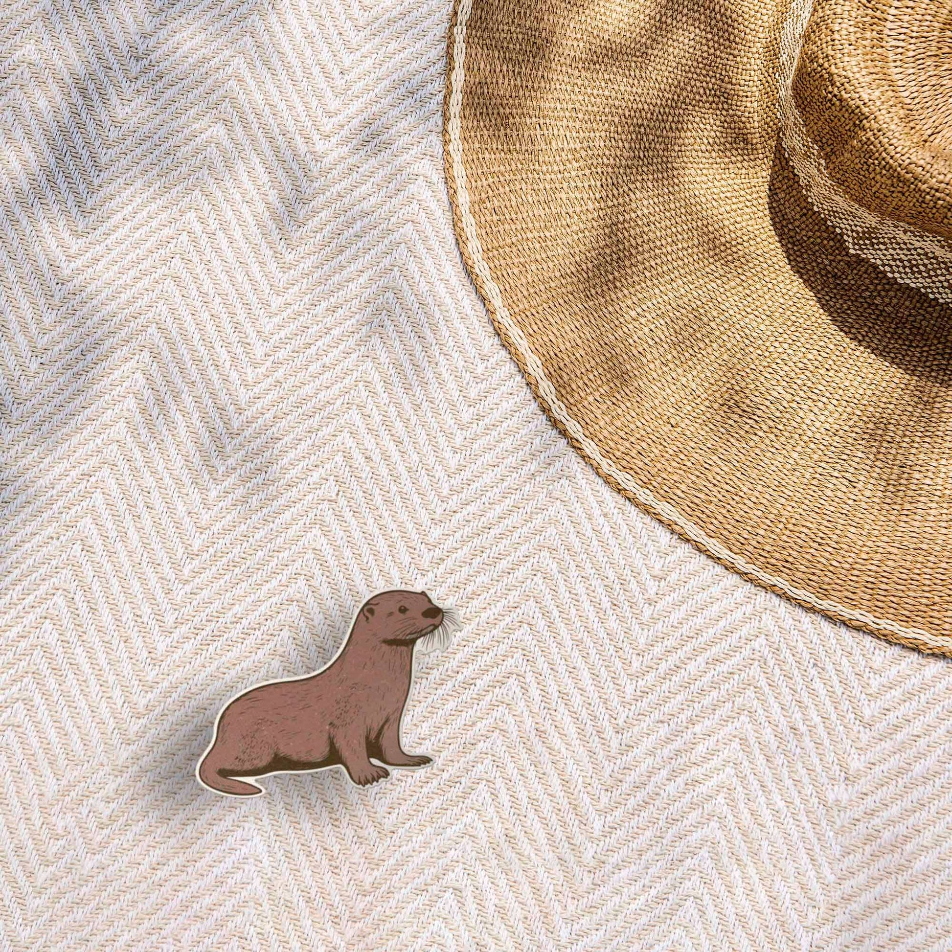 Sea Otter Vinyl Sticker - Large - Wander Together Outfitters