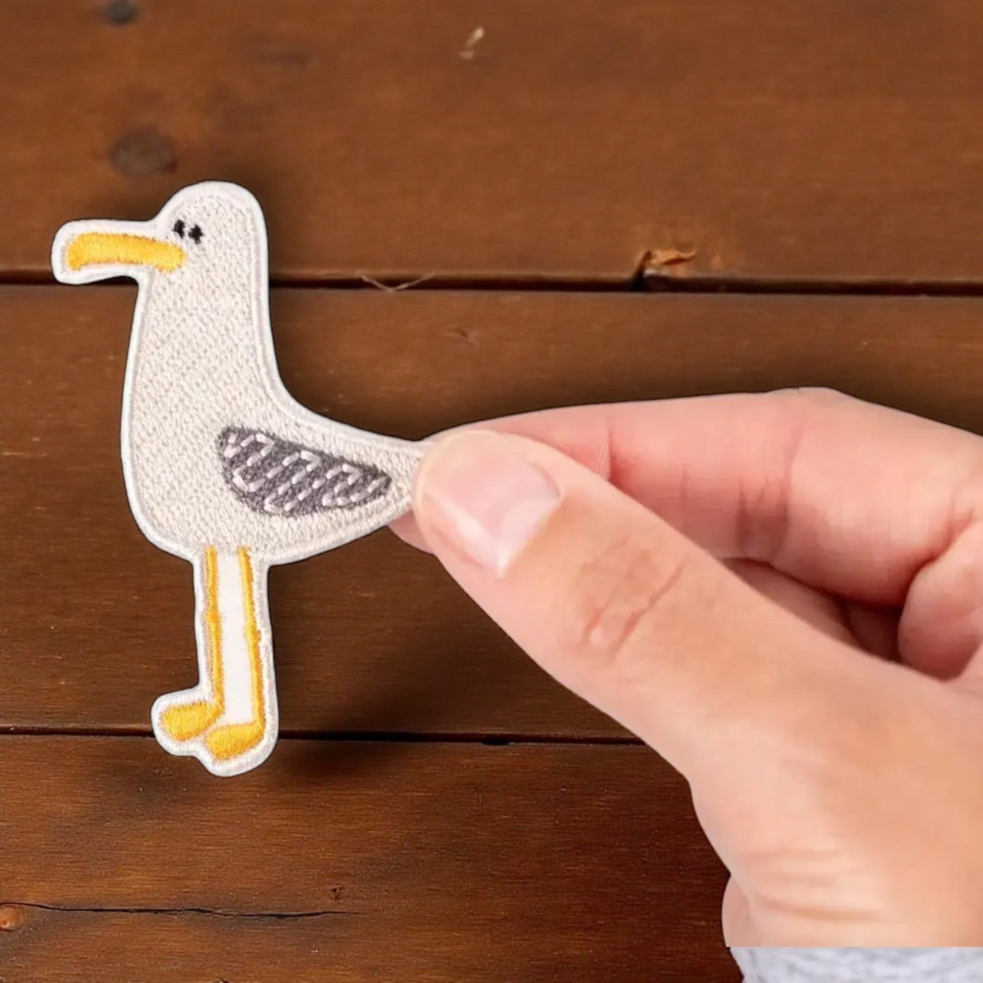 Seagull Embroidered Iron - On Patch - Wander Together Outfitters