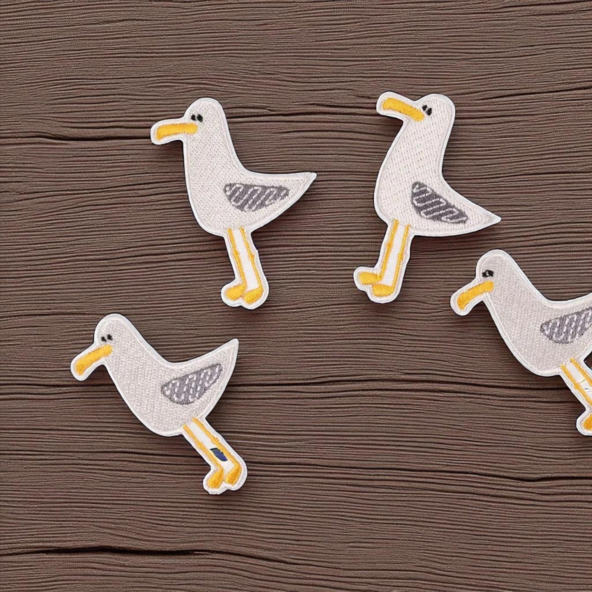 Seagull Embroidered Iron - On Patch - Wander Together Outfitters
