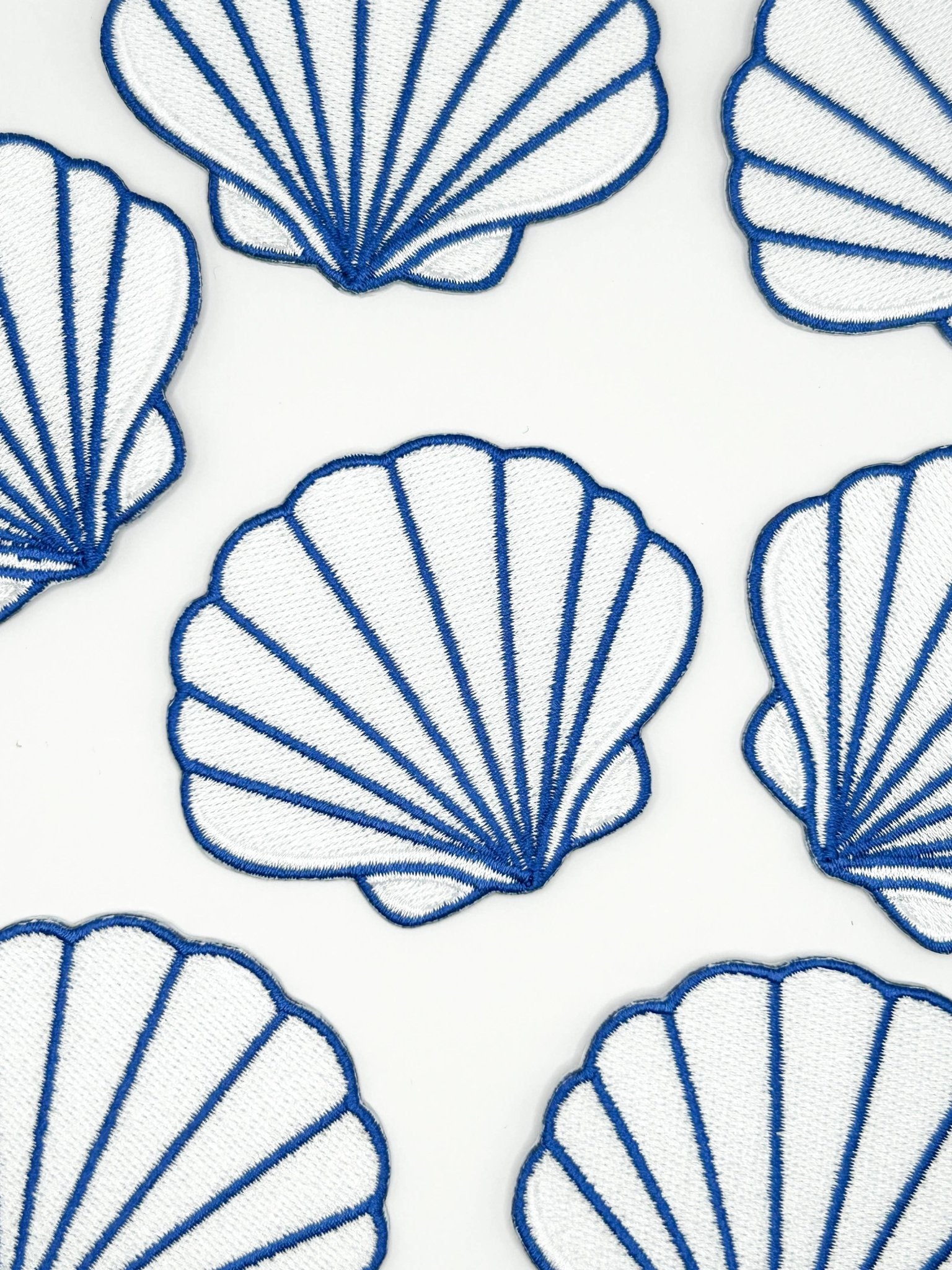 Seashell Embroidered Patch – Coastal Shell, Beach, Travel - Wander Together Outfitters