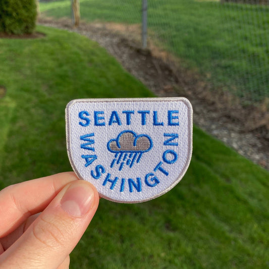 Seattle Embroidered Iron - on Patch - Wander Together Outfitters