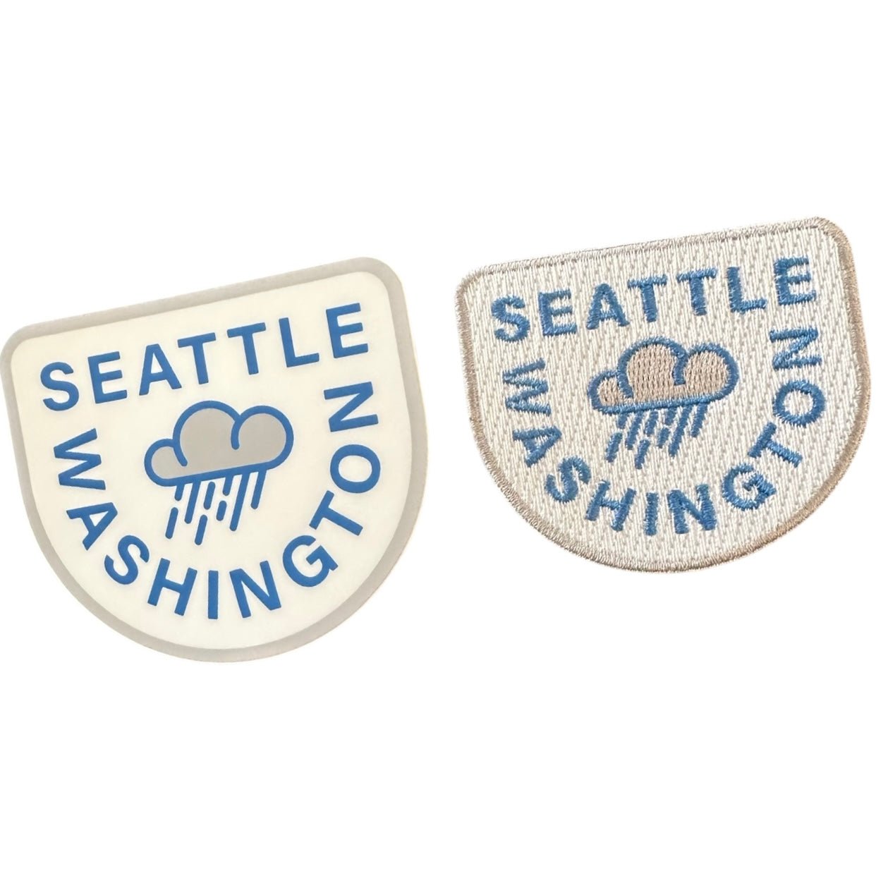 Seattle Embroidered Iron - on Patch - Wander Together Outfitters