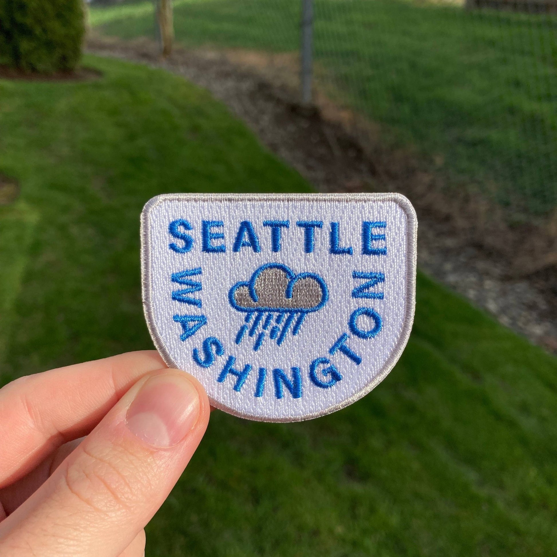 Seattle Embroidered Iron - on Patch - Wander Together Outfitters