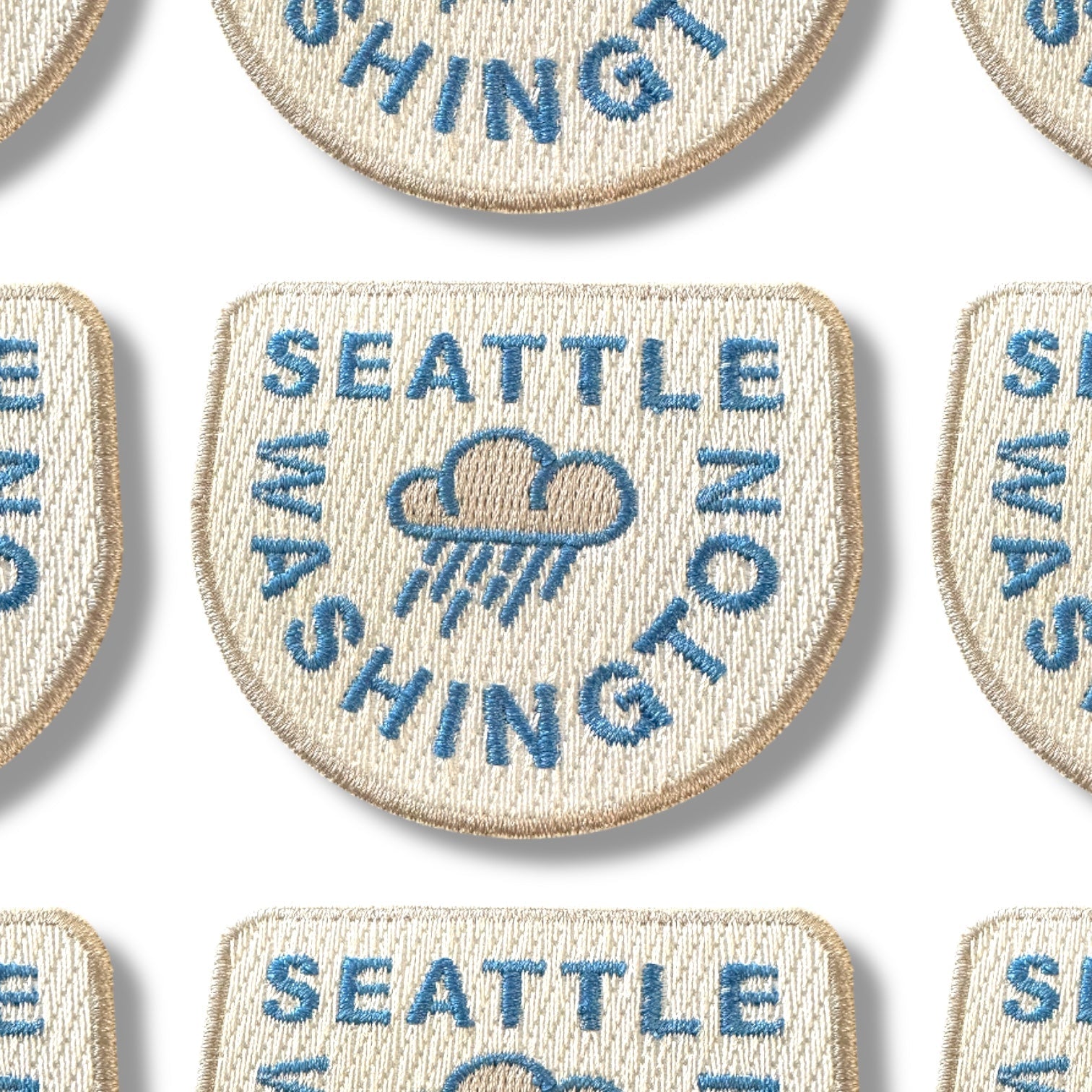 Seattle Embroidered Iron - on Patch - Wander Together Outfitters