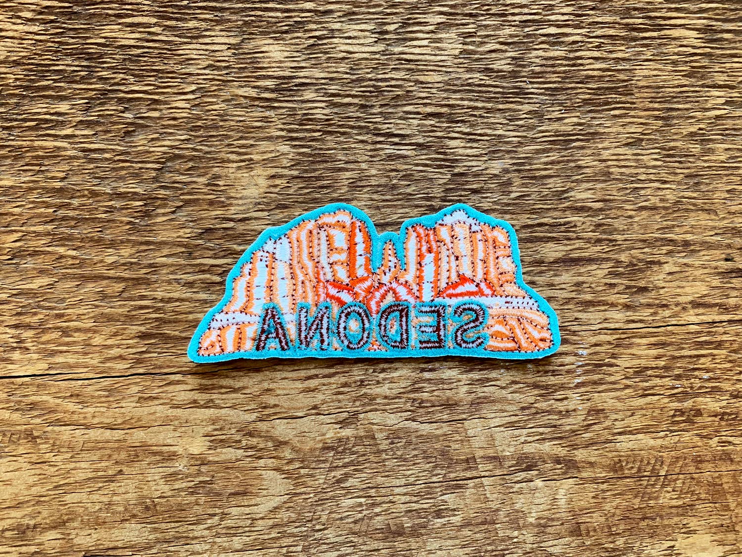 Sedona Arizona Embroidered Iron On Patch - Wander Together Outfitters