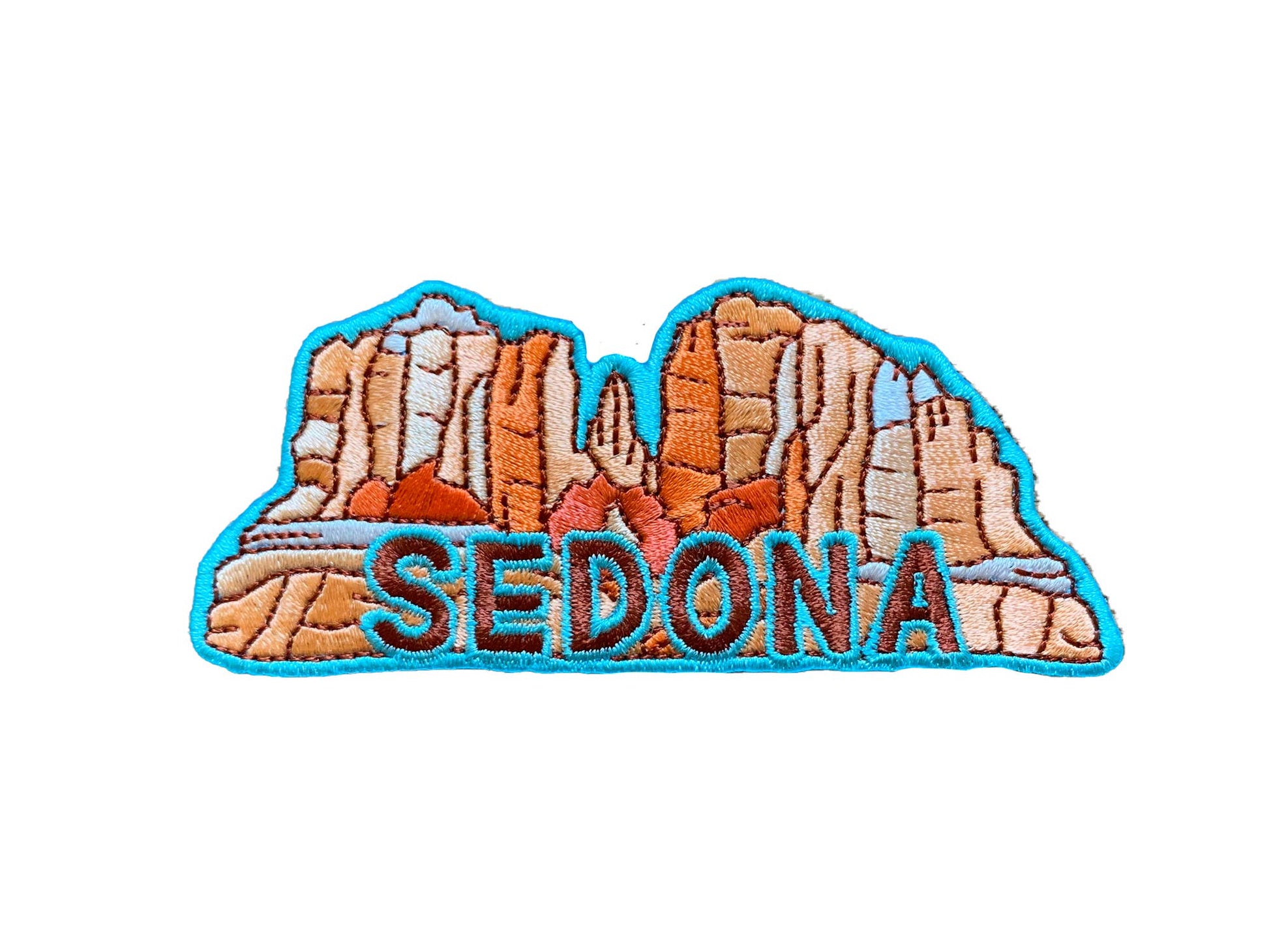 Sedona Arizona Embroidered Iron On Patch - Wander Together Outfitters