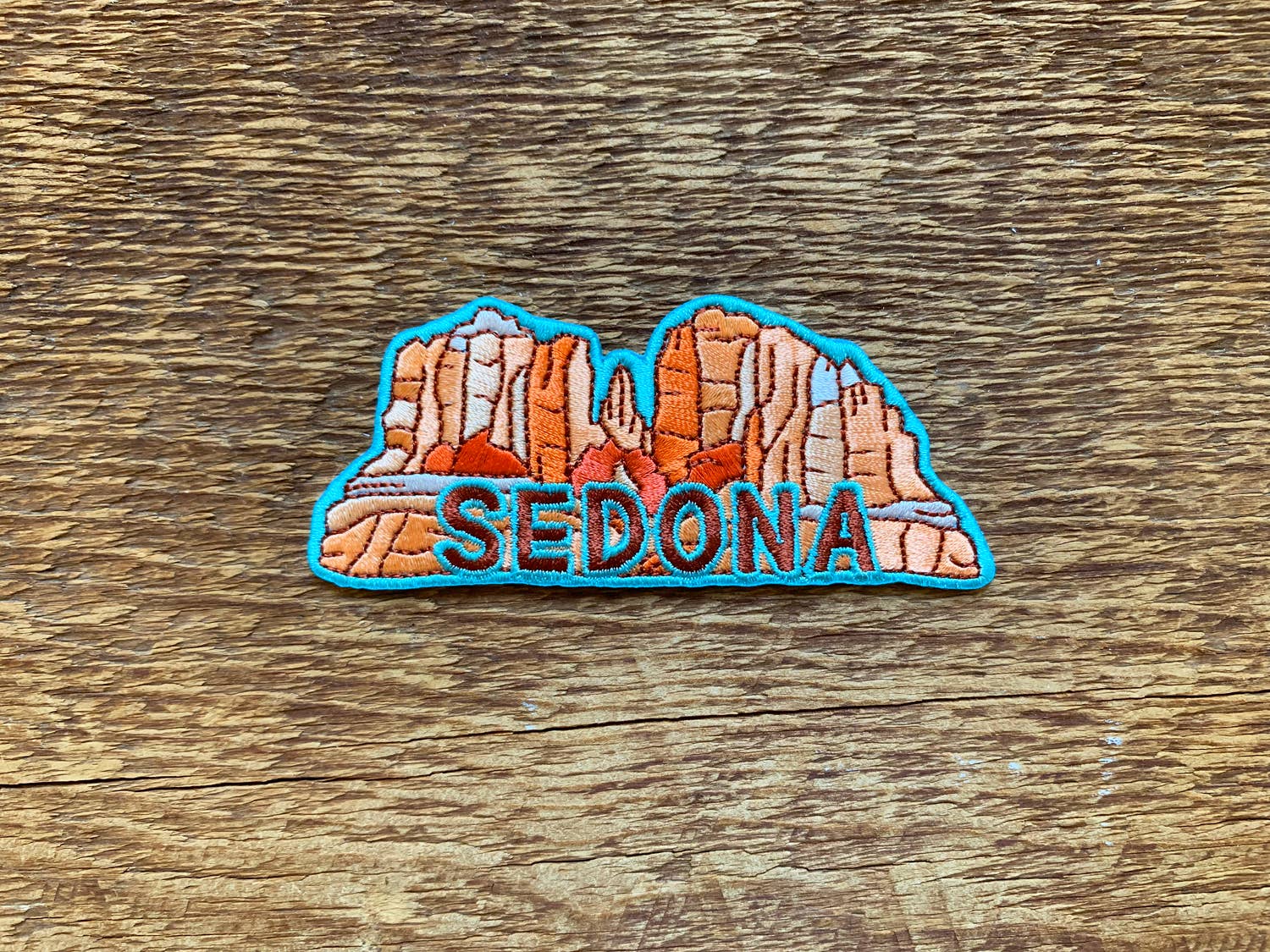 Sedona Arizona Embroidered Iron On Patch - Wander Together Outfitters
