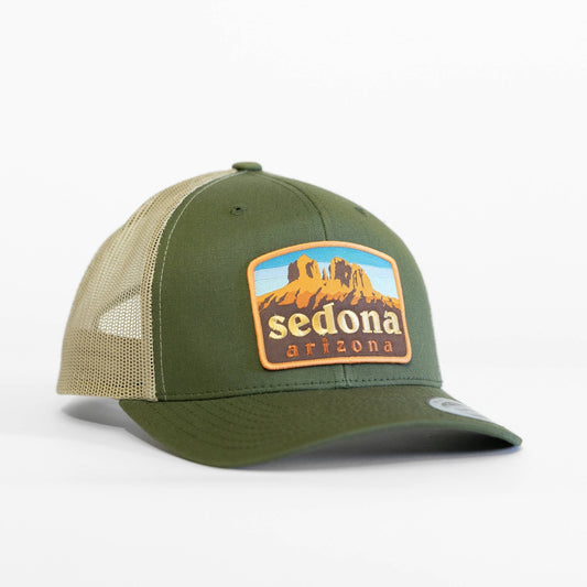 "Sedona" Arizona Hat Retro Trucker Cap Embroidered - Wander Together Outfitters
