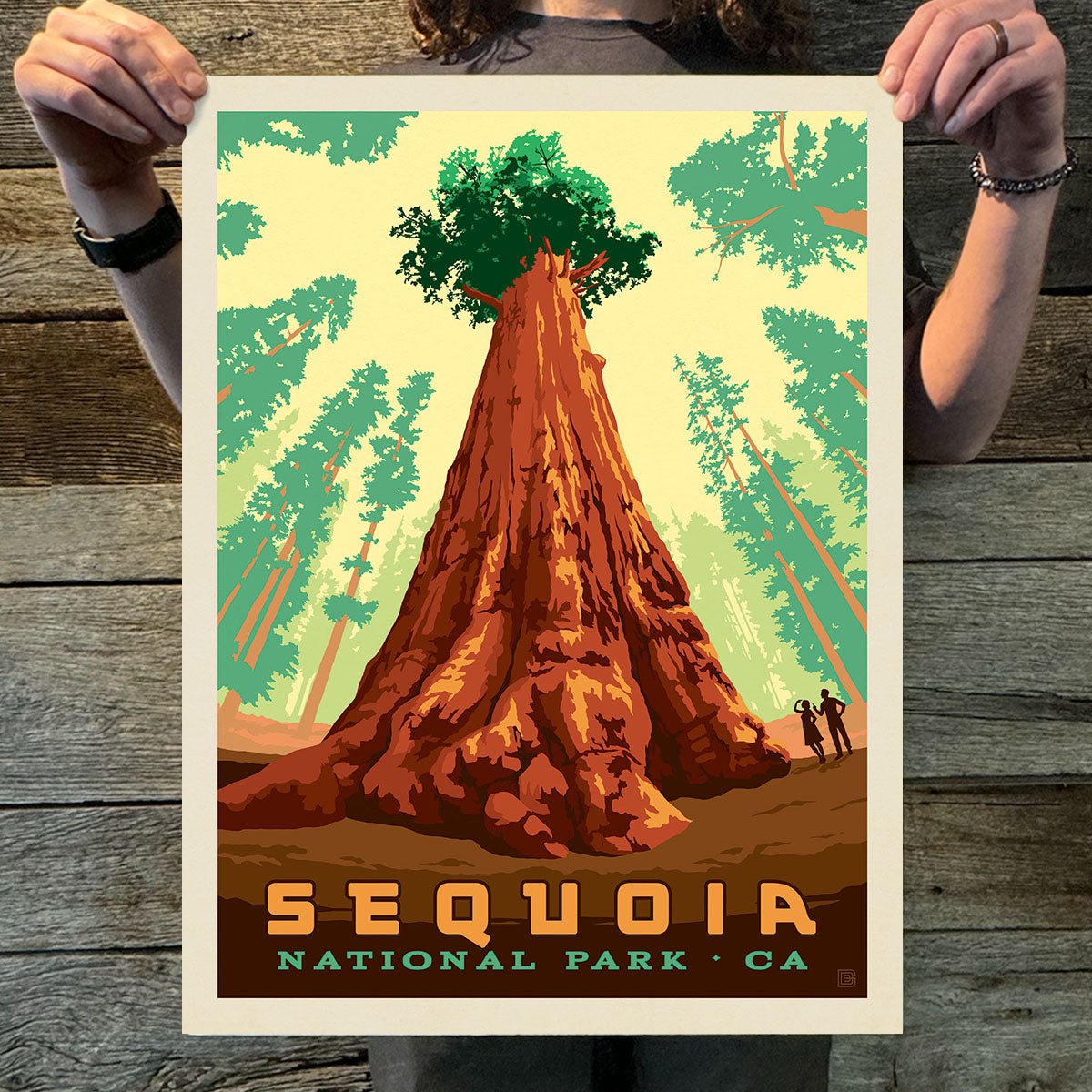 Sequoia National Park: At the Foot of Sherman (63 National Parks) Art Print - Wander Together Outfitters