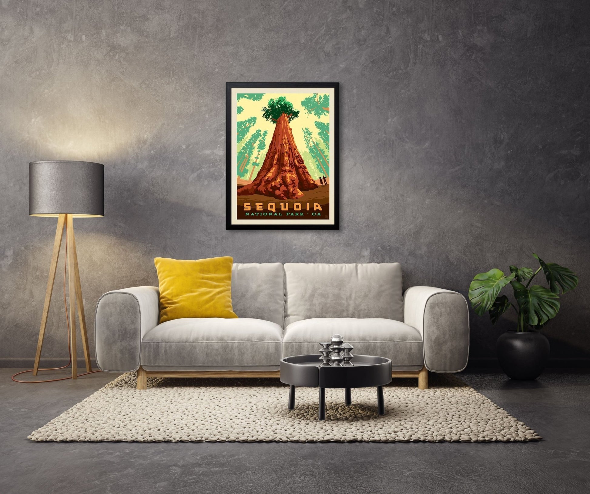Sequoia National Park: At the Foot of Sherman (63 National Parks) Art Print - Wander Together Outfitters