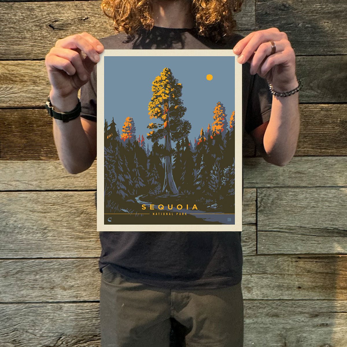 Sequoia National Park: Morning Glow Art Print - Wander Together Outfitters