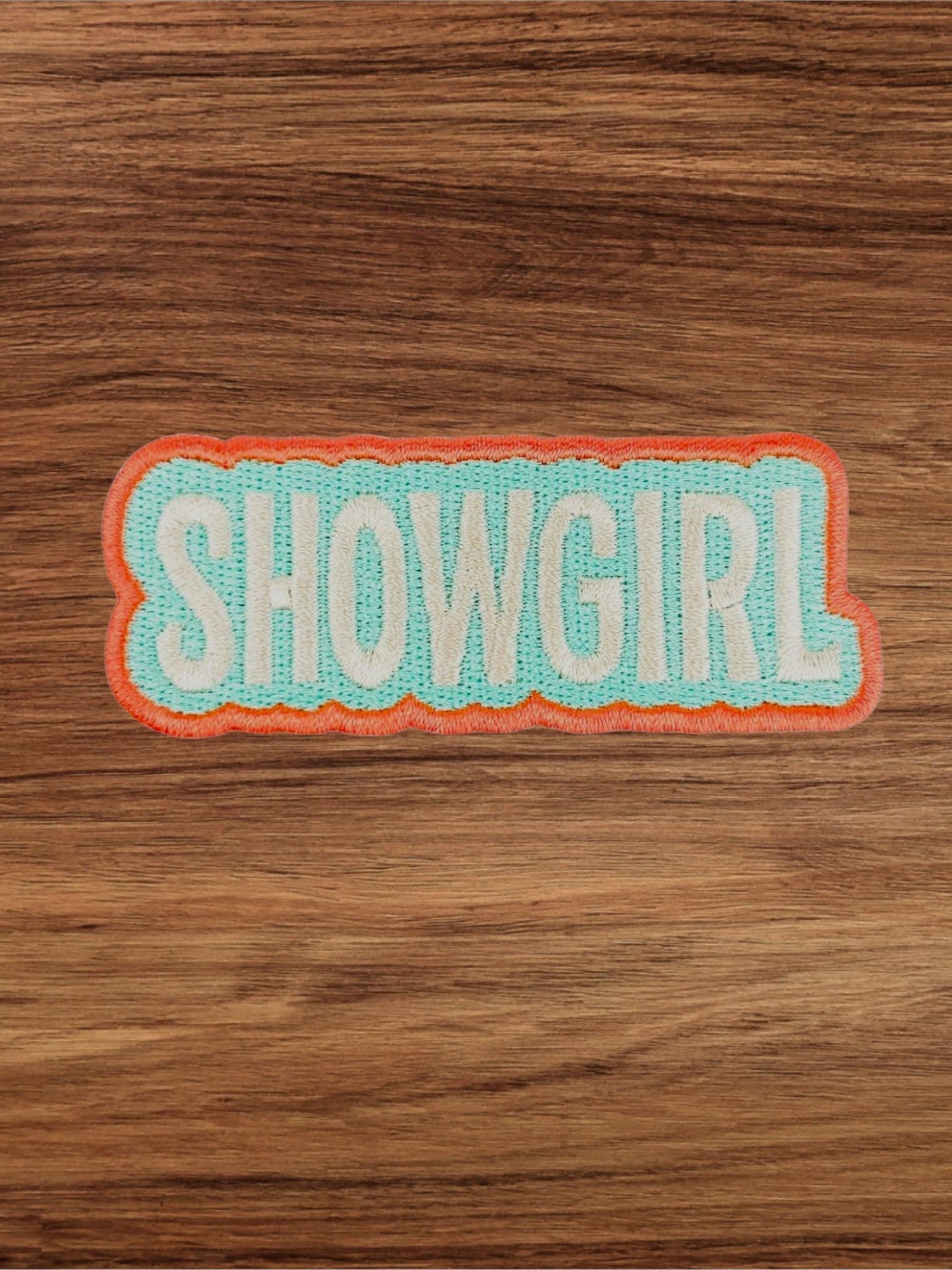 "Showgirl" Embroidered Iron On Patch - Wander Together Outfitters