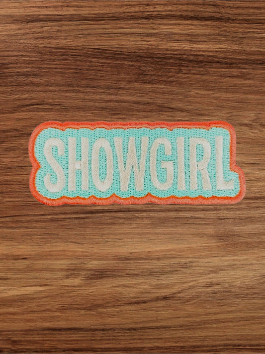 "Showgirl" Embroidered Iron On Patch - Wander Together Outfitters