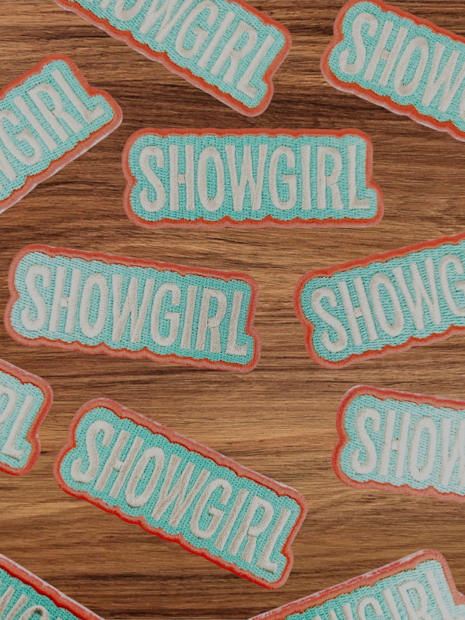 "Showgirl" Embroidered Iron On Patch - Wander Together Outfitters
