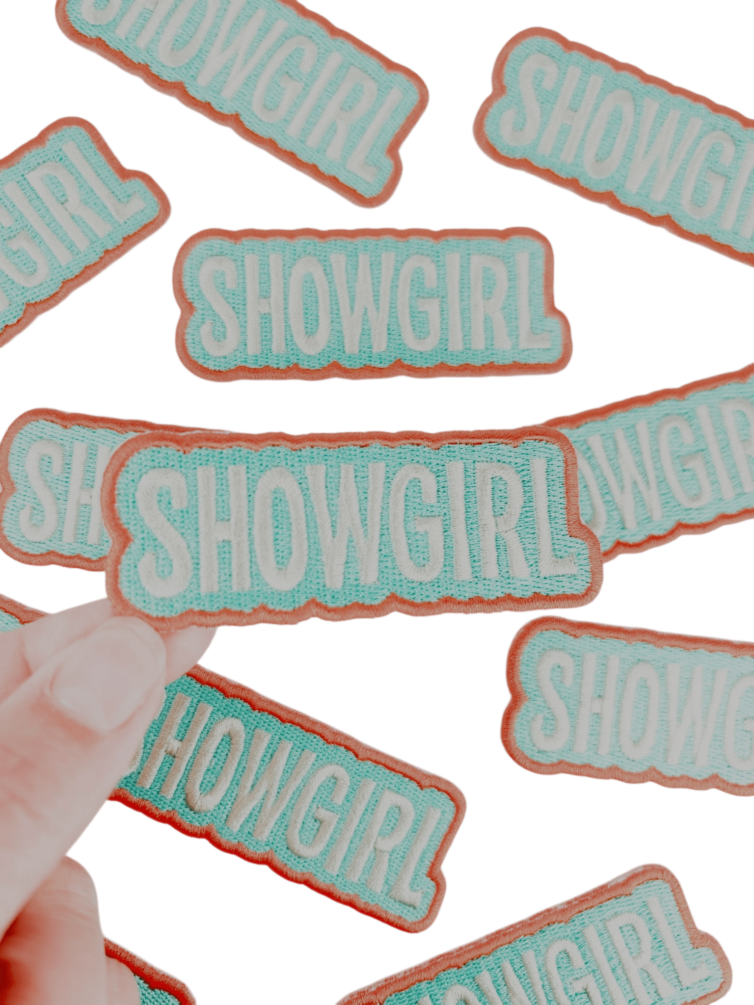 "Showgirl" Embroidered Iron On Patch - Wander Together Outfitters