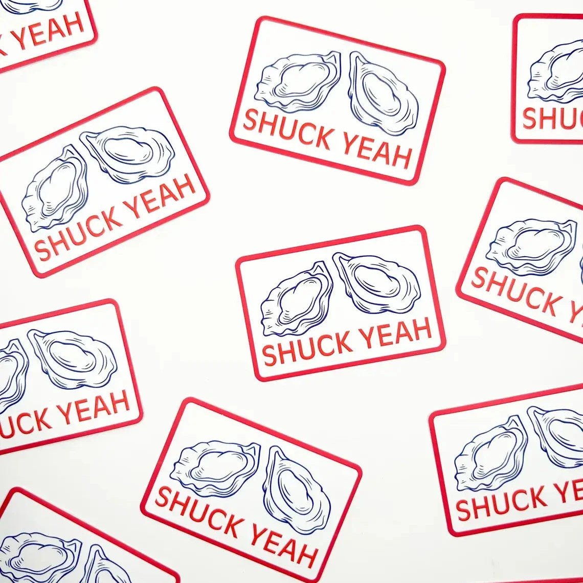 "Shuck Yeah" Sticker Decal Oyster Vinyl Sticker - Wander Together Outfitters